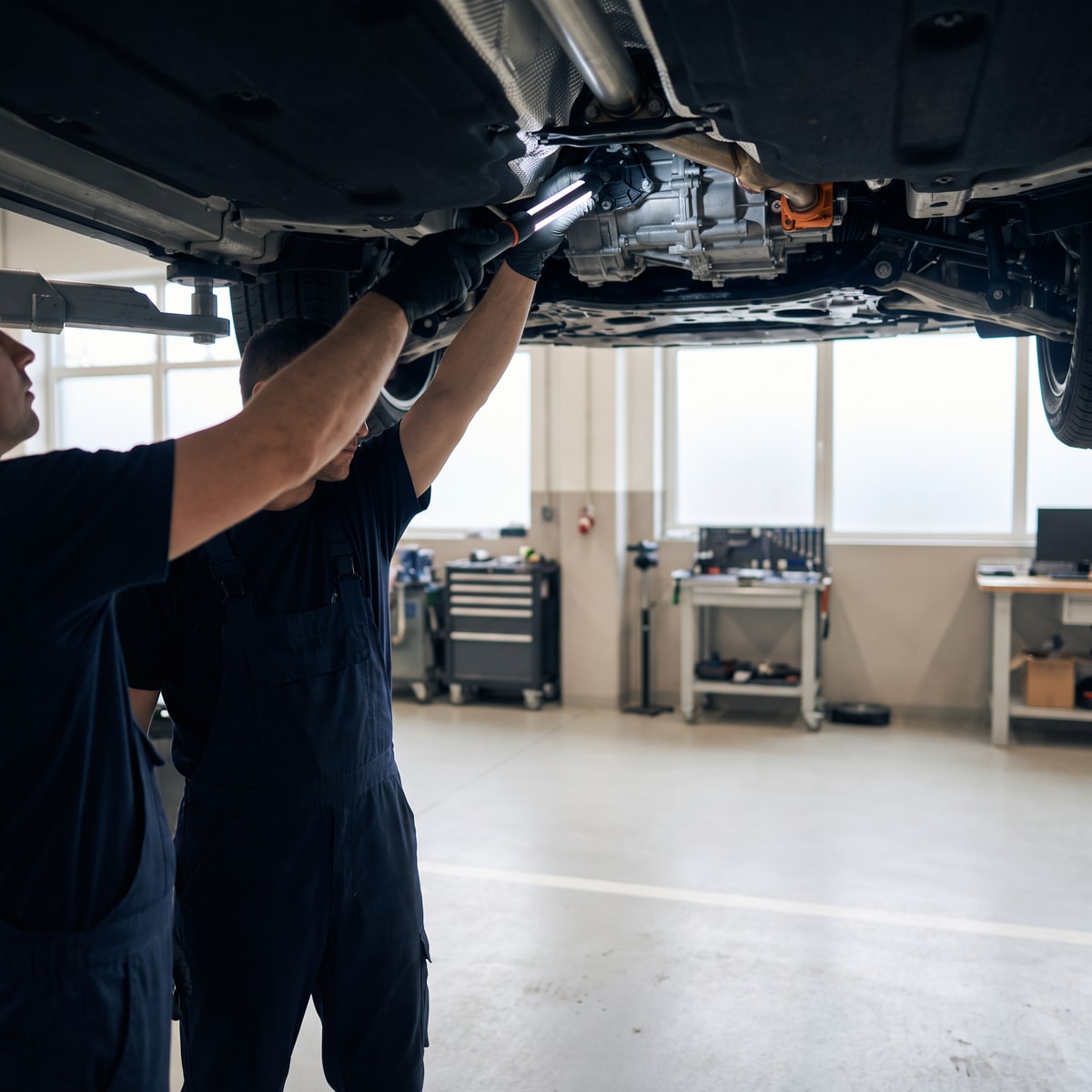 Front drive-unit check