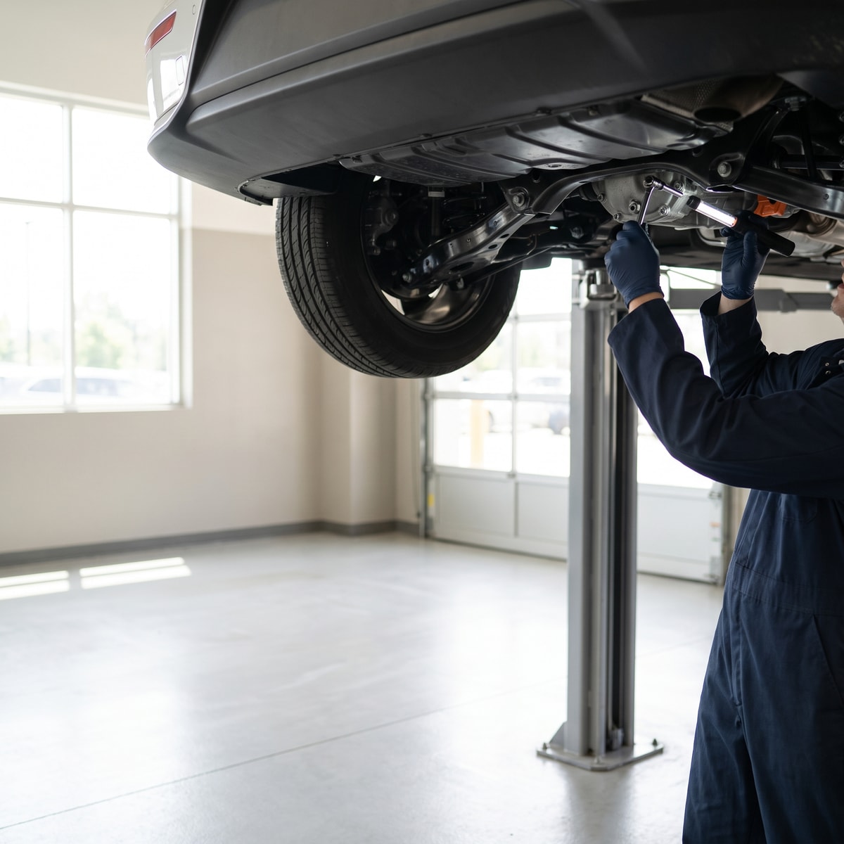 Rear Gear Drive Unit fluid inspection