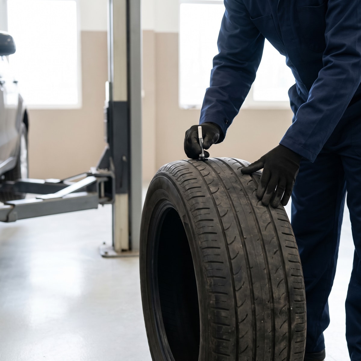 Wear Inspected — Uneven wear points at something else
