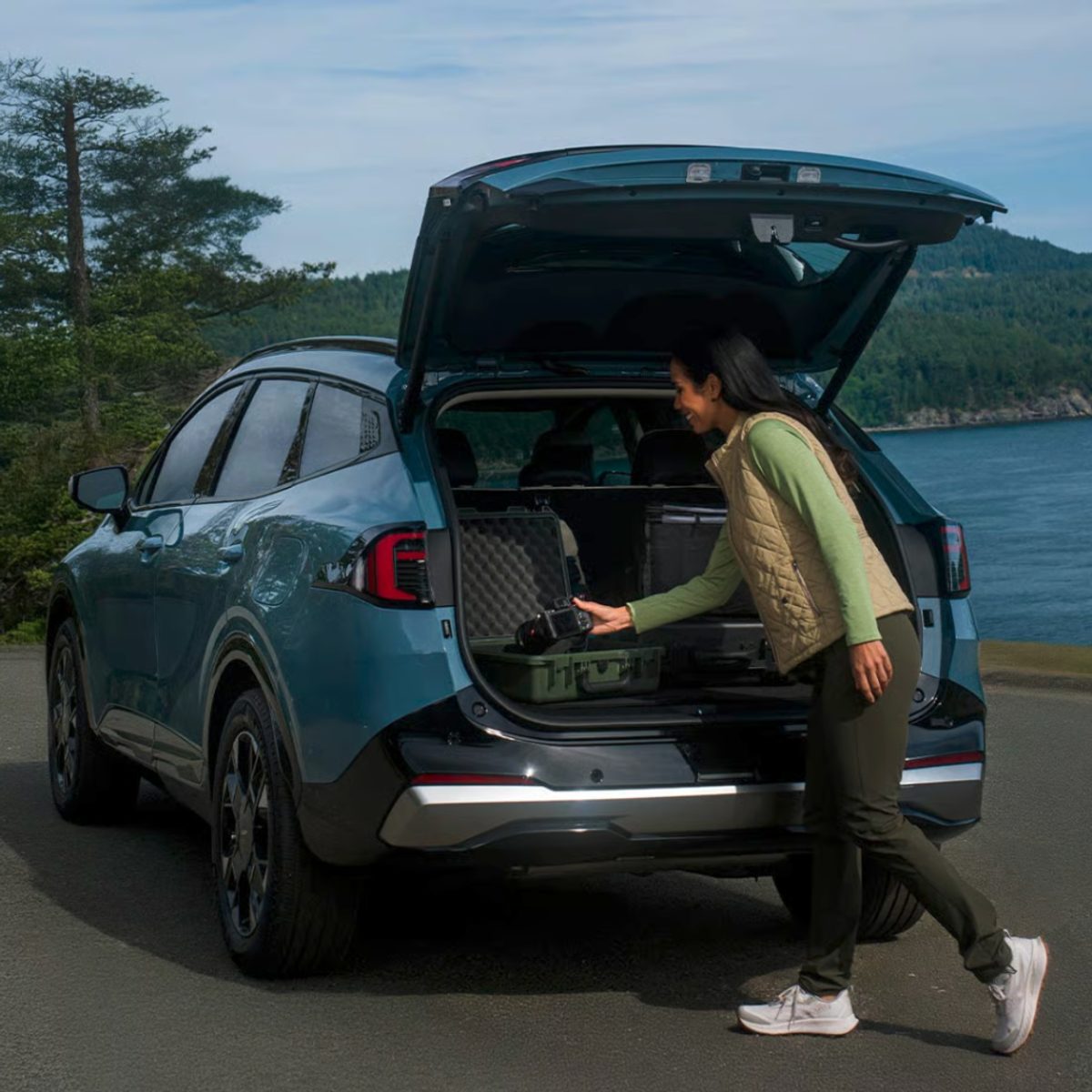 Kia Sportage Hybrid Roomy Cargo