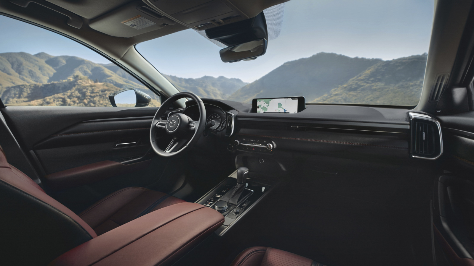 Front cabin of the Mazda CX-50 Hybrid