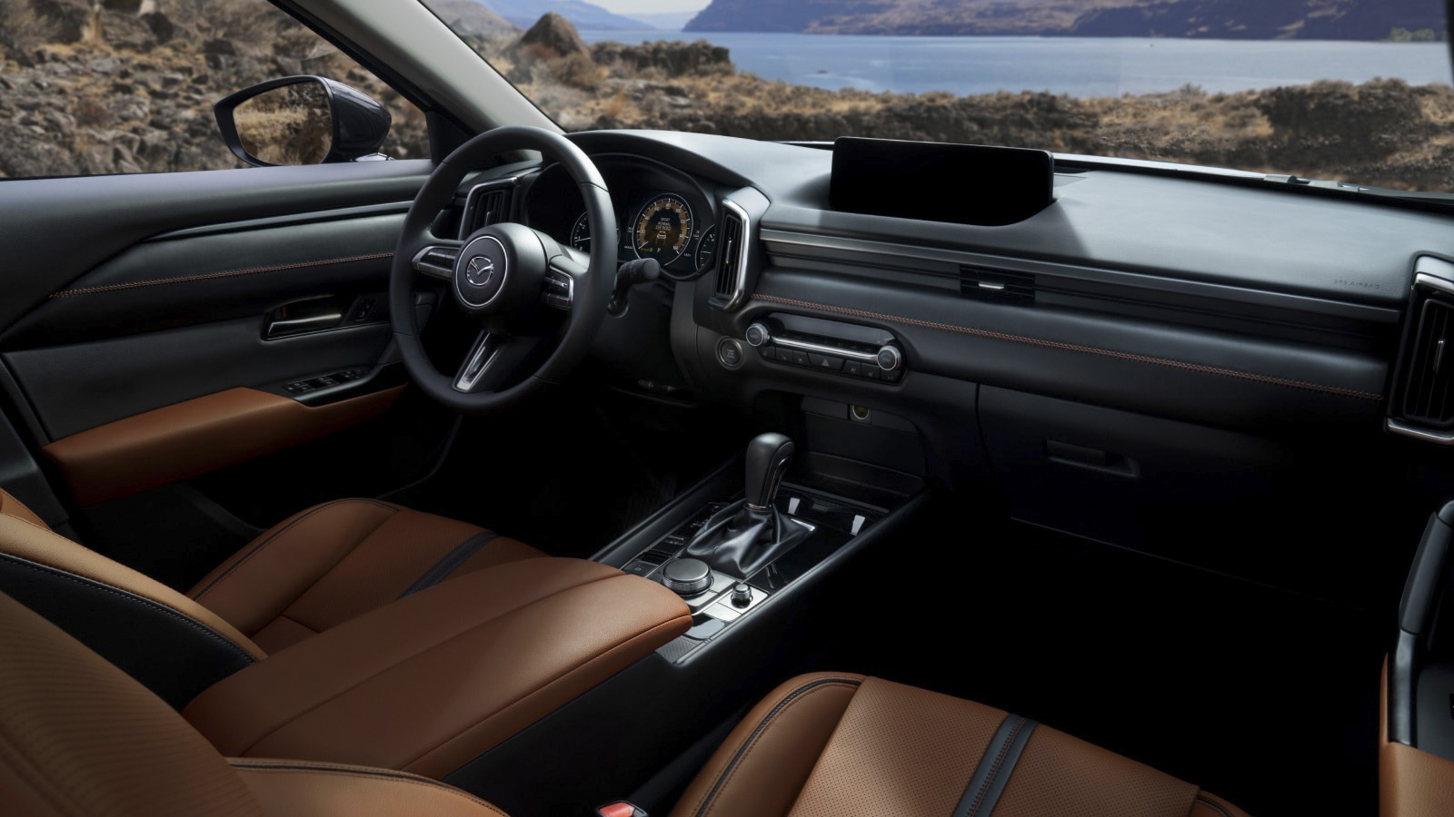 White interior option in the Mazda CX-50
