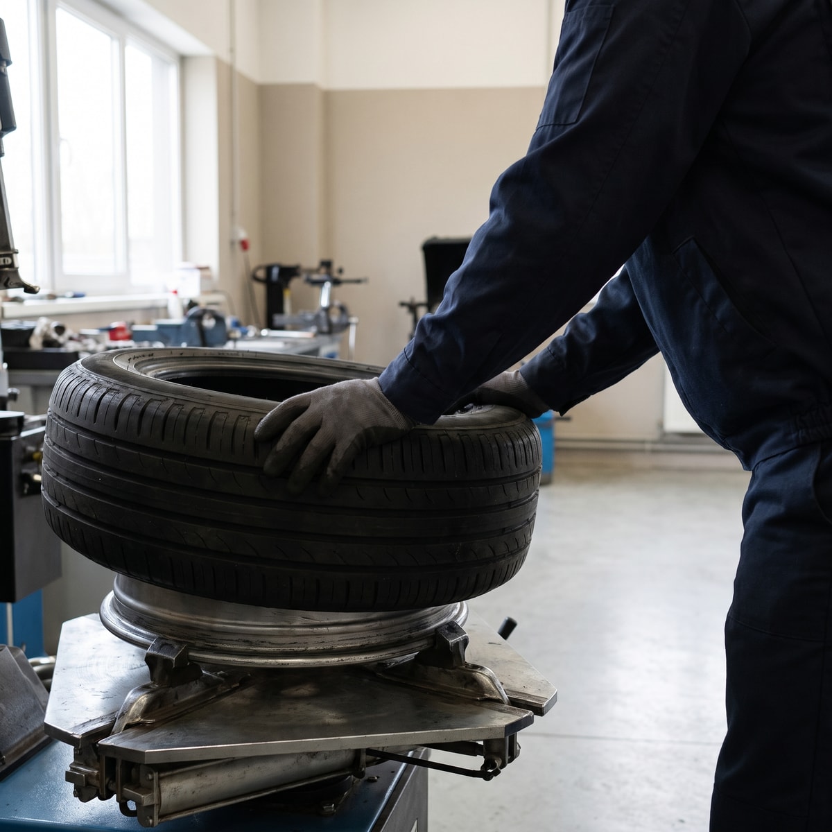 Mounted and Balanced — On equipment made for alloy wheels