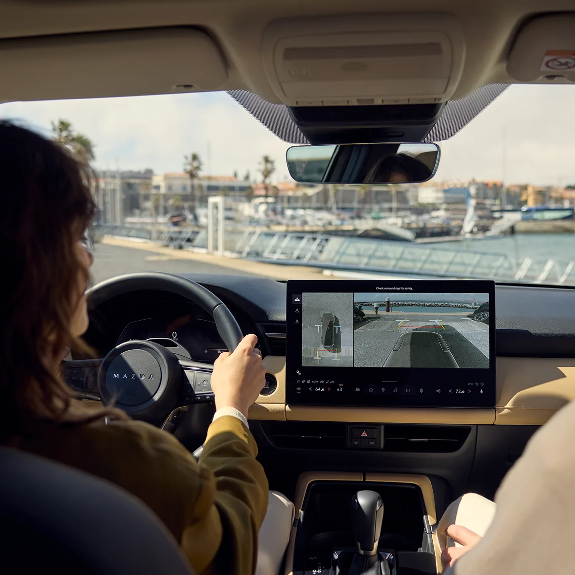 360 View Monitor display in the Mazda CX-5